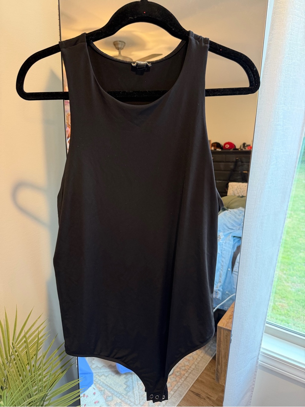 Express Black Sleeveless Bodysuit